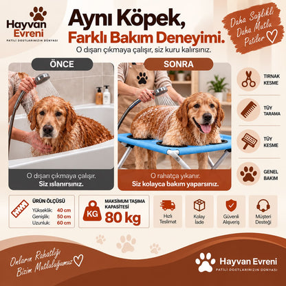 Hayvan Evreni Evcil Hayvan Bakım Sehpası